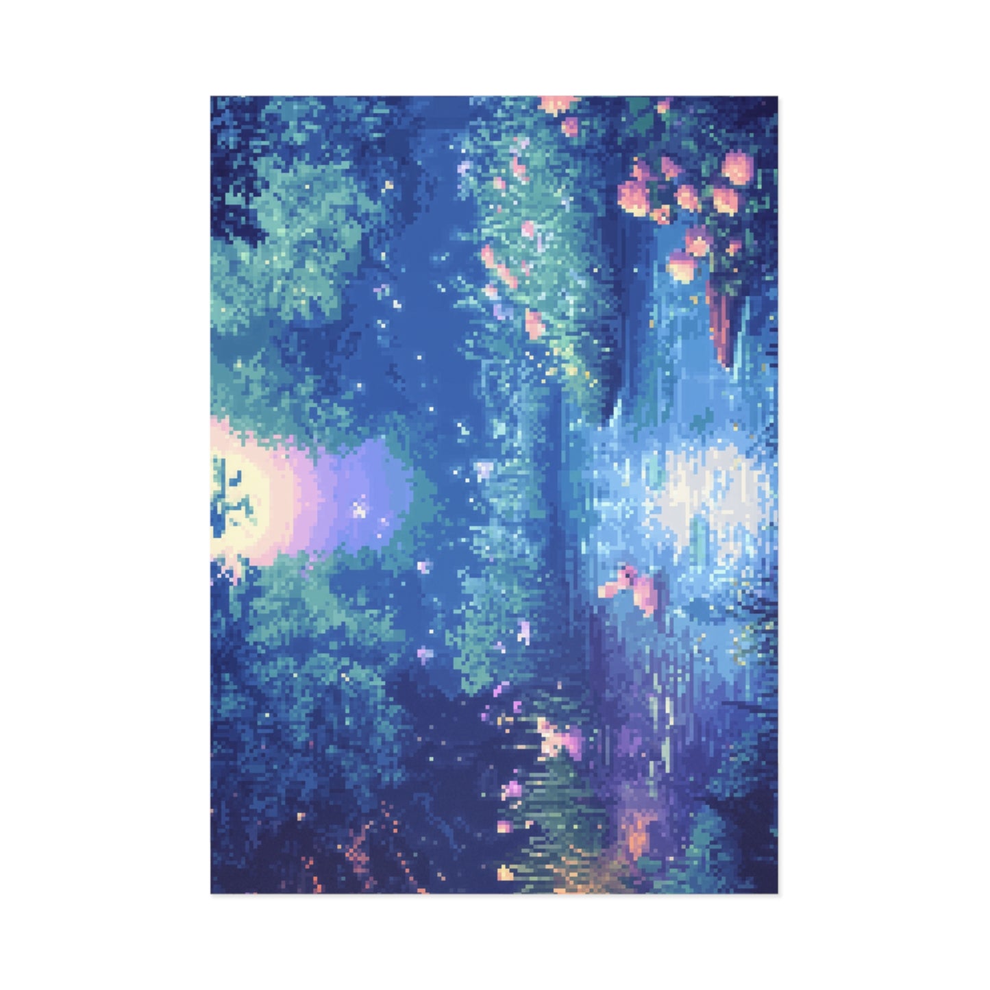 "Dreamy Night Lake" Postcards