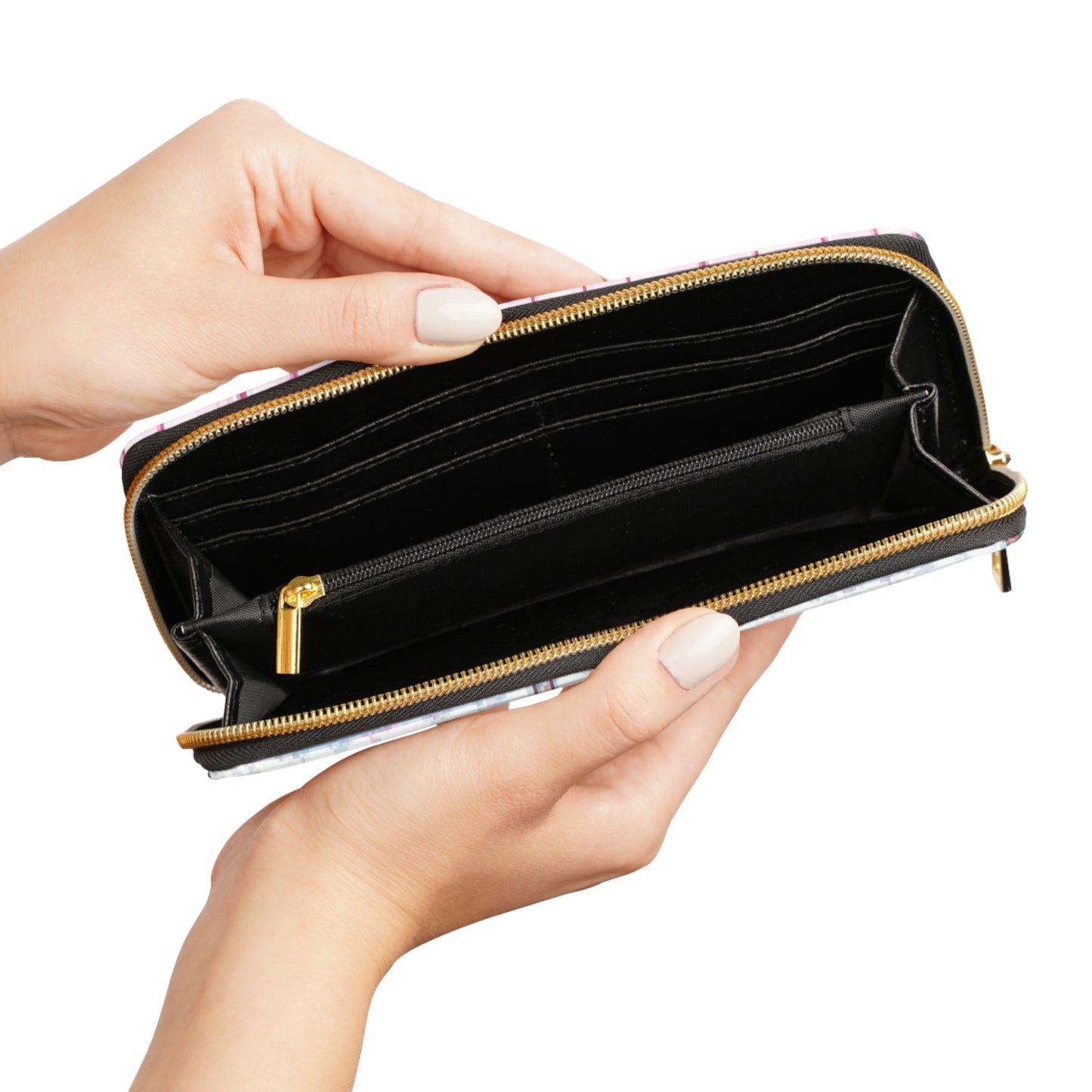"Bunny Café Bliss" Zipper Wallet