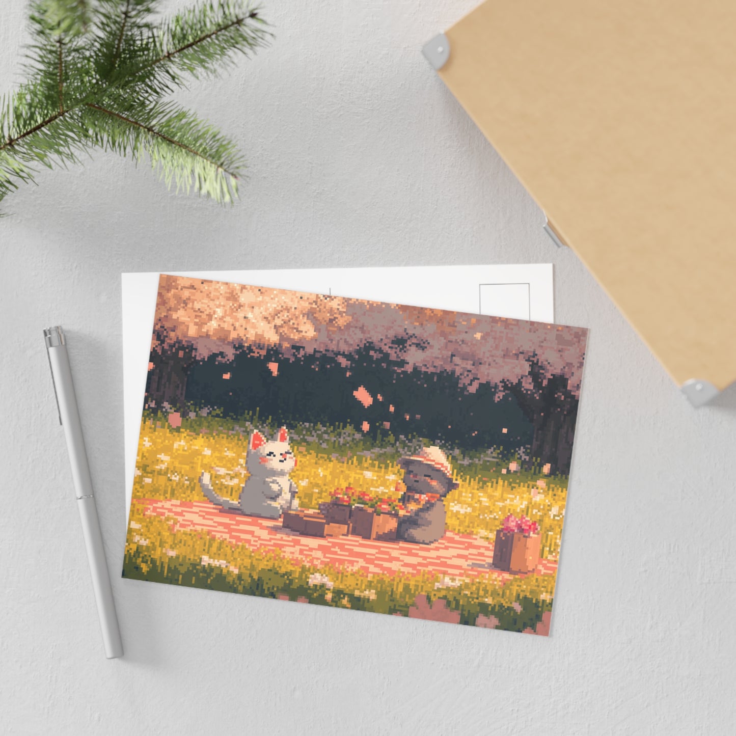 "Cheerful Picnic" Postcards