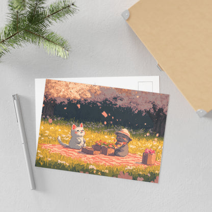 "Cheerful Picnic" Postcards