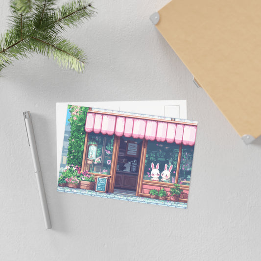 "Bunny Café Bliss" Postcards