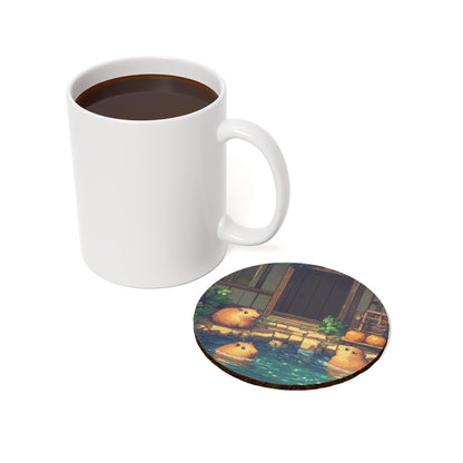 "Adorable Capybaras" Cork Back Coaster