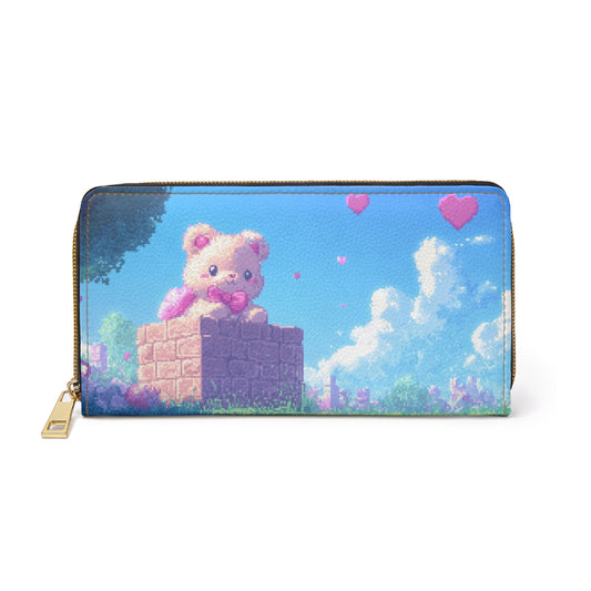 "Lovely Teddy" Zipper Wallet