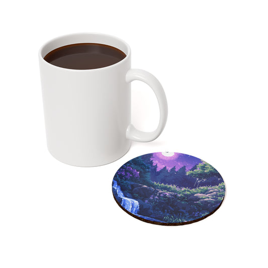 "Serene Nature" Cork Back Coaster