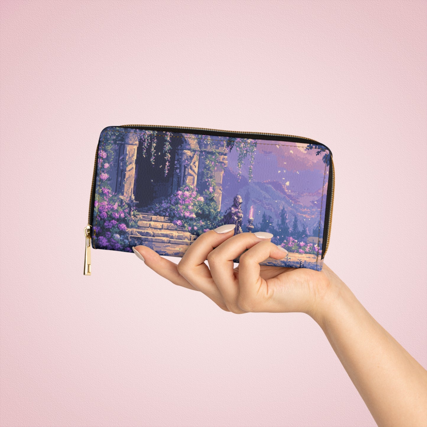 "Peaceful Knight" Zipper Wallet