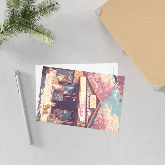 "Charming Café" Postcards