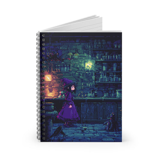 "Witch’s Lair" Spiral Notebook - Ruled Line