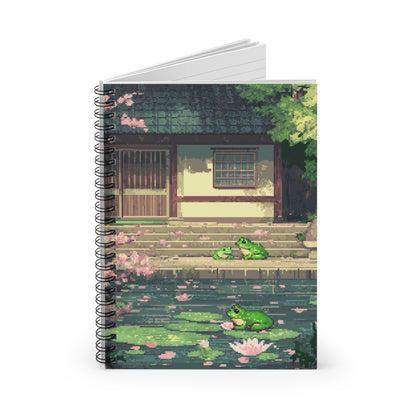 "Frog Pond" Spiral Notebook - Ruled Line