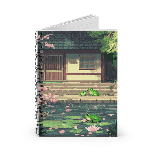 "Frog Pond" Spiral Notebook - Ruled Line