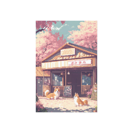 "Charming Café" Postcards