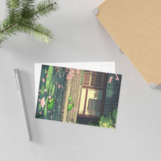 "Frog Pond" Postcards