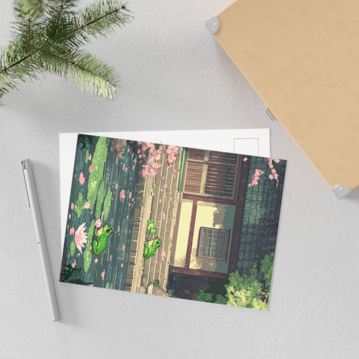 "Frog Pond" Postcards