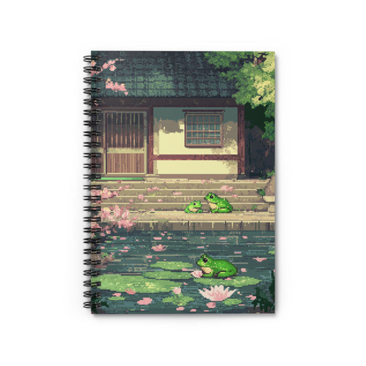 "Frog Pond" Spiral Notebook - Ruled Line