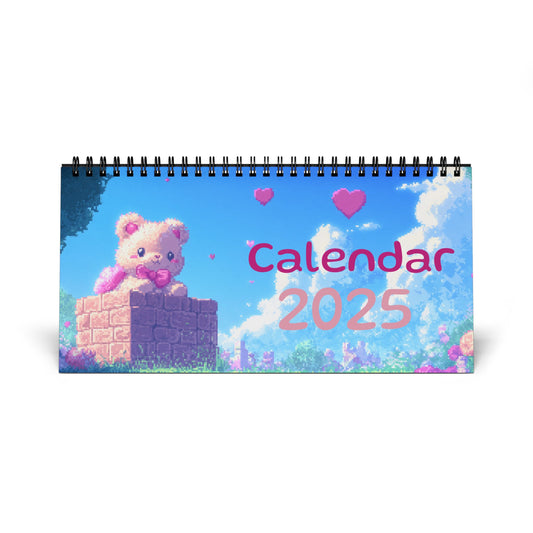 "Pixel-Perfect" Desktop Calendar (2025 grid)