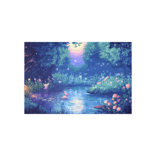 "Dreamy Night Lake" Postcards