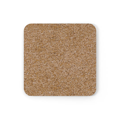 "Charming Café" Cork Back Coaster