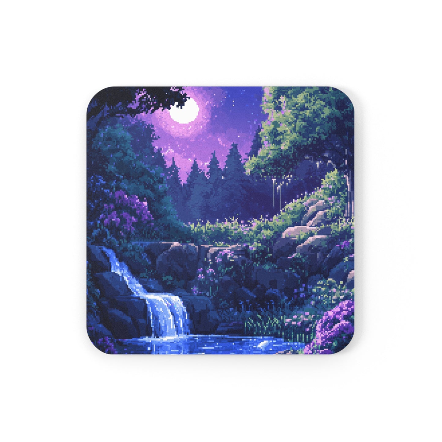 "Serene Nature" Cork Back Coaster