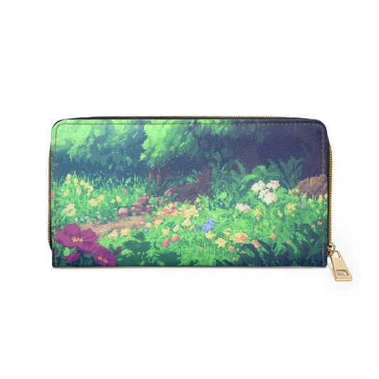 "Forest Kitty" Zipper Wallet