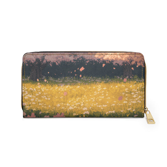 "Cheerful Picnic" Zipper Wallet