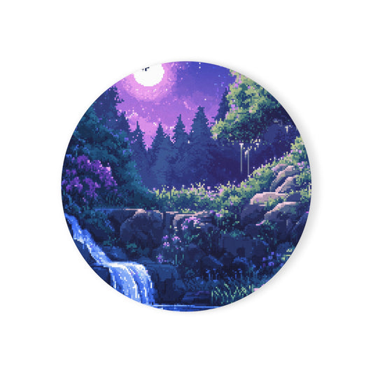 "Serene Nature" Cork Back Coaster